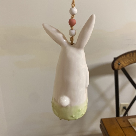 Ceramic Bunny Wind Chime - Picture 3 of 6